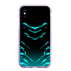 Чехол iPhone XS Max матовый DEAD SPACE АЙЗЕК КЛАРК, цвет: 3D-сиреневый