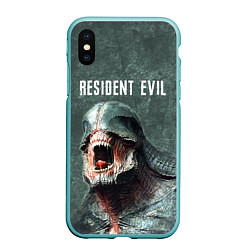 Чехол iPhone XS Max матовый RESIDENT EVIL 2 РЕЗИДЕНТ ЕВИЛ Z, цвет: 3D-мятный