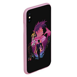 Чехол iPhone XS Max матовый Joseph Joestar, цвет: 3D-розовый — фото 2