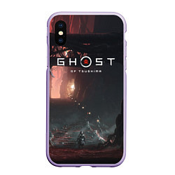 Чехол iPhone XS Max матовый Samurai Ghost of Tsushima Z