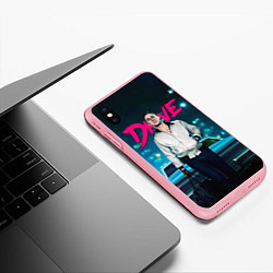 Чехол iPhone XS Max матовый Райан Гослинг Драйв, цвет: 3D-баблгам — фото 2