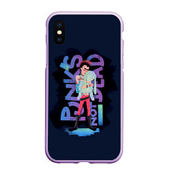 Чехол iPhone XS Max матовый Punk whith toy