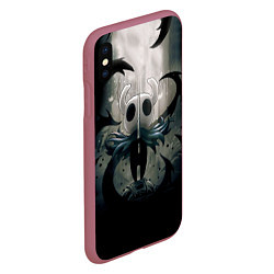 Чехол iPhone XS Max матовый Hollow Knight, цвет: 3D-малиновый — фото 2