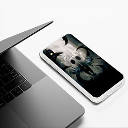Чехол iPhone XS Max матовый Hollow Knight, цвет: 3D-белый — фото 2