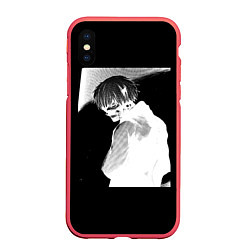 Чехол iPhone XS Max матовый Dead Inside TOKYO GHOUL, цвет: 3D-красный