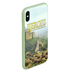 Чехол iPhone XS Max матовый Оплот Heroes of Might and Magic 3 Z, цвет: 3D-салатовый — фото 2