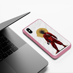 Чехол iPhone XS Max матовый GRAIG JONES SLIPKNOT, цвет: 3D-малиновый — фото 2