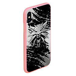 Чехол iPhone XS Max матовый THE WITCHER LOGO STEEL, цвет: 3D-баблгам — фото 2