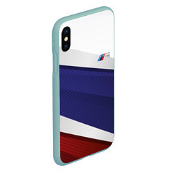 Чехол iPhone XS Max матовый BMW БМВ Z, цвет: 3D-мятный — фото 2