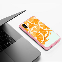 Чехол iPhone XS Max матовый АПЕЛЬСИН ORANGE, цвет: 3D-баблгам — фото 2