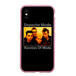 Чехол iPhone XS Max матовый Rareties of Mode - Depeche Mode, цвет: 3D-розовый