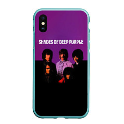 Чехол iPhone XS Max матовый Shades of Deep Purple, цвет: 3D-мятный