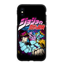 Чехол iPhone XS Max матовый Джотаро Star Platinum, JoJos Bizarre Adventure