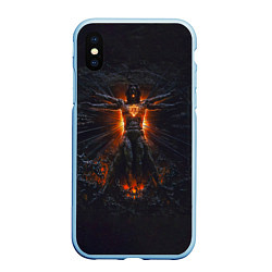 Чехол iPhone XS Max матовый Clayman - In Flames