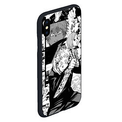 Чехол iPhone XS Max матовый Манга Jujutsu Kaisen, цвет: 3D-черный — фото 2