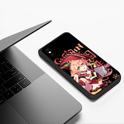 Чехол iPhone XS Max матовый Янь Фэй Genshin Impact, цвет: 3D-черный — фото 2