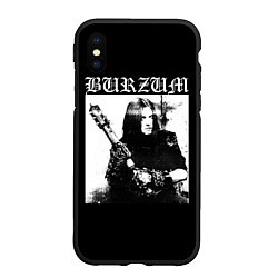 Чехол iPhone XS Max матовый BURZUM Бурзум