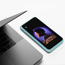 Чехол iPhone XS Max матовый Retro the weekend, цвет: 3D-мятный — фото 2