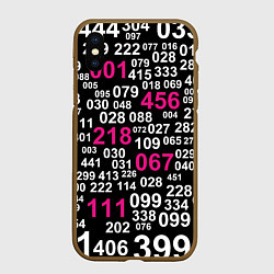 Чехол iPhone XS Max матовый Игра в кальмара: Номера