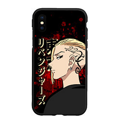 Чехол iPhone XS Max матовый Токийские мстители: Дракен, цвет: 3D-черный