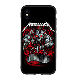 Чехол iPhone XS Max матовый Metallica - Hardwired To Self-Destruct