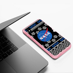 Чехол iPhone XS Max матовый НАСА НОВЫЙ ГОД, цвет: 3D-баблгам — фото 2