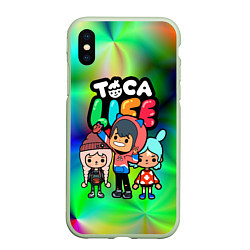 Чехол iPhone XS Max матовый Toca Life