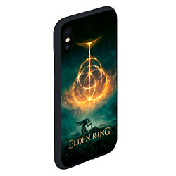 Чехол iPhone XS Max матовый Elden Ring Game Art, цвет: 3D-черный — фото 2