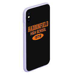 Чехол iPhone XS Max матовый Haddonfield High School 1978, цвет: 3D-светло-сиреневый — фото 2