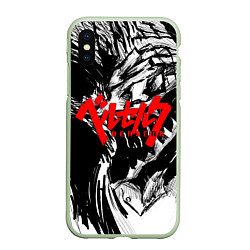 Чехол iPhone XS Max матовый БЕРСЕРК РИСУНОК BERSERK