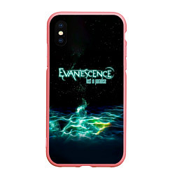 Чехол iPhone XS Max матовый Evanescence lost in paradise