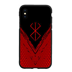 Чехол iPhone XS Max матовый Berserk - Берсерк