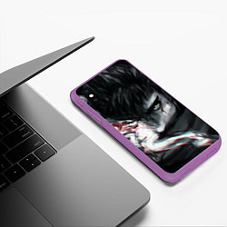 Чехол iPhone XS Max матовый BERSERK БЕРСЕРК ГАТС, цвет: 3D-фиолетовый — фото 2