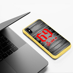 Чехол iPhone XS Max матовый 6IX9INE,, цвет: 3D-желтый — фото 2