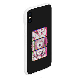 Чехол iPhone XS Max матовый Ahegao девушка, цвет: 3D-белый — фото 2