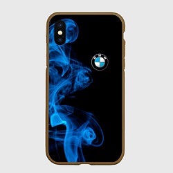 Чехол iPhone XS Max матовый BMW Дым, цвет: 3D-коричневый