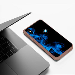 Чехол iPhone XS Max матовый BMW Дым, цвет: 3D-коричневый — фото 2