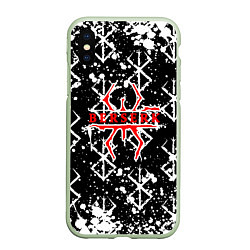 Чехол iPhone XS Max матовый Berserk Anime, цвет: 3D-салатовый