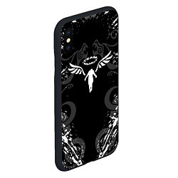 Чехол iPhone XS Max матовый WALHALLA TEAM TOKYO REVENGERS DRAGON TATTOO, цвет: 3D-черный — фото 2