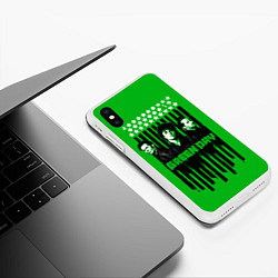 Чехол iPhone XS Max матовый Green day is here, цвет: 3D-белый — фото 2