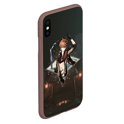 Чехол iPhone XS Max матовый Тарталья Чайлд в примогеме, цвет: 3D-коричневый — фото 2