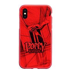 Чехол iPhone XS Max матовый Poppy Playtime: Red Room