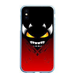 Чехол iPhone XS Max матовый Geometry Dash: Demon Smile