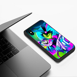 Чехол iPhone XS Max матовый Асмодей, Asmodeus, Адский босс, цвет: 3D-черный — фото 2