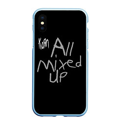 Чехол iPhone XS Max матовый All Mixed Up - Korn