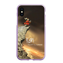 Чехол iPhone XS Max матовый Follow the Leader - Korn