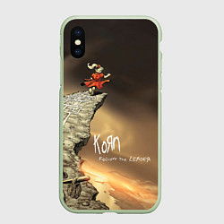 Чехол iPhone XS Max матовый Follow the Leader - Korn