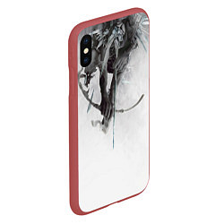 Чехол iPhone XS Max матовый The Hunting Party - Linkin Park, цвет: 3D-красный — фото 2