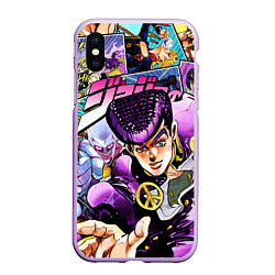 Чехол iPhone XS Max матовый JoJos Bizarre Adventure: Josuke