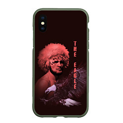 Чехол iPhone XS Max матовый The Eagle Хабиб